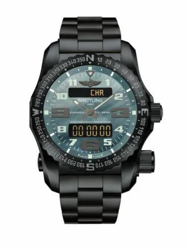Breitling Emergency II Night Mission / Green Mother-of-Pearl / Bracelet V7632530/L527/159V