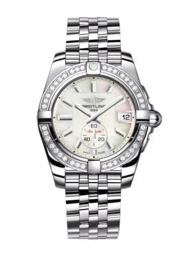Breitling Galactic 36 Automatic Stainless Steel / Diamond / Pearl / Bracelet A3733053/A716/376A — фото часов Breitling Galactic 36 Automatic Stainless Steel / Diamond / Pearl / Bracelet A3733053/A716/376A — фото часов