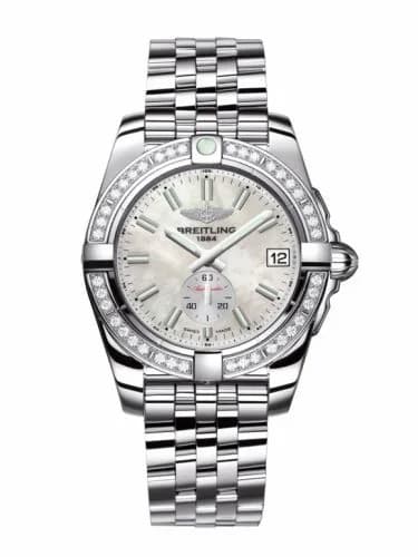 Breitling Galactic 36 Automatic Stainless Steel / Diamond / Pearl / Bracelet A3733053/A788/376A — фото часов Breitling Galactic 36 Automatic Stainless Steel / Diamond / Pearl / Bracelet A3733053/A788/376A — фото часов