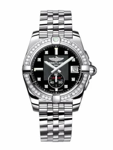 Breitling Galactic 36 Automatic Stainless Steel / Diamond / Volcano Black Diamond / Bracelet A3733053/BD02/376A — фото часов Breitling Galactic 36 Automatic Stainless Steel / Diamond / Volcano Black Diamond / Bracelet A3733053/BD02/376A — фото часов