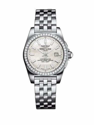Breitling Galactic 29 Stainless Steel / Diamond / Pearl / Bracelet A7234853/A784/791A — фото часов Breitling Galactic 29 Stainless Steel / Diamond / Pearl / Bracelet A7234853/A784/791A — фото часов