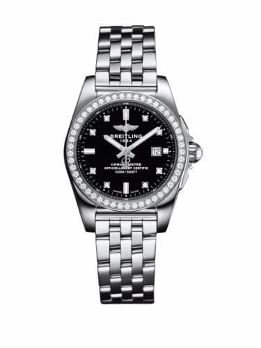 Breitling Galactic 29 Stainless Steel / Diamond / Trophy Black Diamond / Bracelet A7234853/BE5/791A — фото часов Breitling Galactic 29 Stainless Steel / Diamond / Trophy Black Diamond / Bracelet A7234853/BE5/791A — фото часов