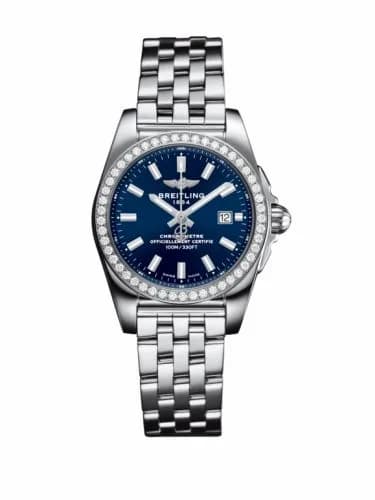 Breitling Galactic 29 Stainless Steel / Diamond / Horizon Blue / Bracelet A7234853/C948/791A — фото часов Breitling Galactic 29 Stainless Steel / Diamond / Horizon Blue / Bracelet A7234853/C948/791A — фото часов