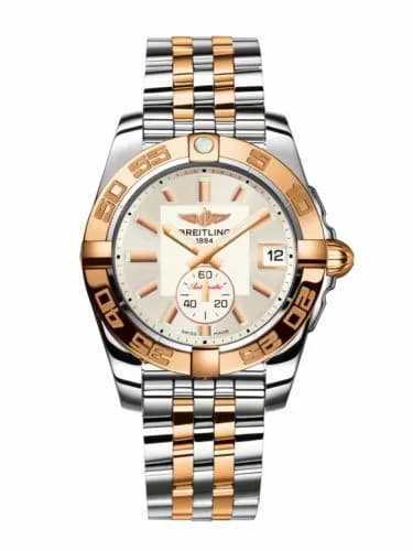 Breitling Galactic 36 Automatic Stainless Steel / Rose Gold / Stratus Silver / Bracelet C3733012/G714/376C — фото часов Breitling Galactic 36 Automatic Stainless Steel / Rose Gold / Stratus Silver / Bracelet C3733012/G714/376C — фото часов