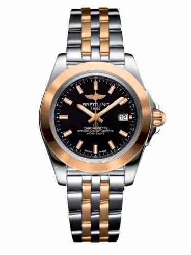 Breitling Galactic 32 Sleek Edition Stainless Steel / Rose Gold / Trophy Black / Bracelet C7133012/BF65/792C — фото часов Breitling Galactic 32 Sleek Edition Stainless Steel / Rose Gold / Trophy Black / Bracelet C7133012/BF65/792C — фото часов