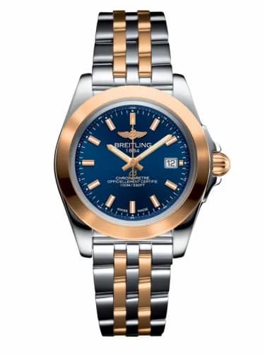 Breitling Galactic 32 Sleek Edition Stainless Steel / Rose Gold / Horizon Blue / Bracelet C7133012/C952/792C — фото часов Breitling Galactic 32 Sleek Edition Stainless Steel / Rose Gold / Horizon Blue / Bracelet C7133012/C952/792C — фото часов