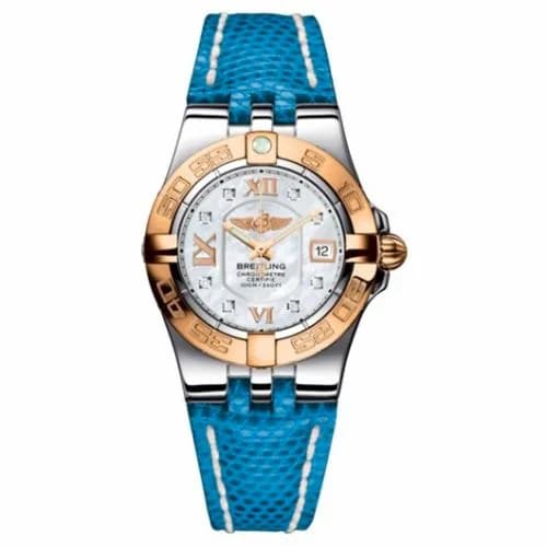 Breitling Galactic 30 Gold Bezel / MOP / Teju C71340L2A681169Z — фото часов Breitling Galactic 30 Gold Bezel / MOP / Teju C71340L2A681169Z — фото часов