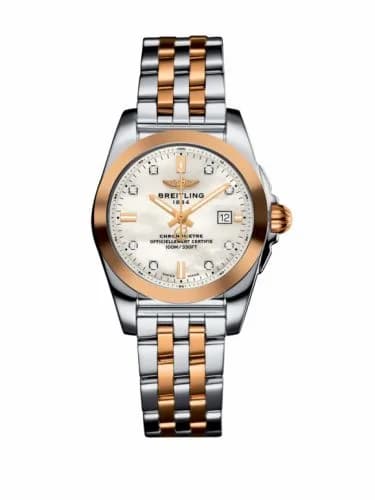 Breitling Galactic 29 Stainless Steel / Rose Gold / Pearl Diamond / Bracelet C7234812/A792/791C — фото часов Breitling Galactic 29 Stainless Steel / Rose Gold / Pearl Diamond / Bracelet C7234812/A792/791C — фото часов
