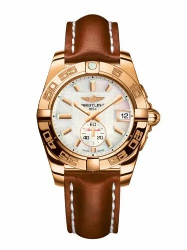 Breitling Galactic 36 Automatic Rose Gold / Pearl / Calf H3733012.A724.412X