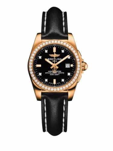 Breitling Galactic 29 Rose Gold / Diamond / Trophy Black Diamond / Calf H7234853|BE86|477X — фото часов Breitling Galactic 29 Rose Gold / Diamond / Trophy Black Diamond / Calf H7234853|BE86|477X — фото часов