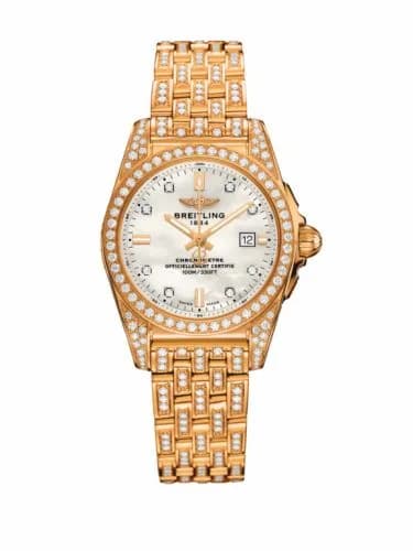 Breitling Galactic 29 Rose Gold / Diamondworks / Pearl Diamond / Bracelet H72348AF|A792|791T — фото часов Breitling Galactic 29 Rose Gold / Diamondworks / Pearl Diamond / Bracelet H72348AF|A792|791T — фото часов