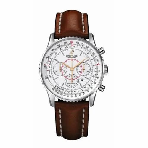Breitling Montbillant Silver / Calf A4137012.G634