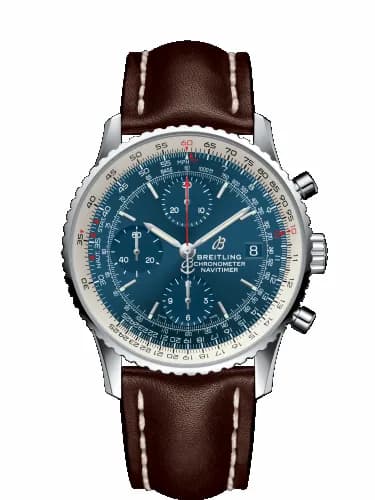 Breitling Navitimer 1 Chronograph 41 Stainless Steel / Blue / Calf / Pin A1332412/CA02/437X — фото часов Breitling Navitimer 1 Chronograph 41 Stainless Steel / Blue / Calf / Pin A1332412/CA02/437X — фото часов