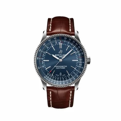 Breitling Navitimer Automatic 41 Automatic Stainless Steel / Blue / Croco / Pin A17326161C1P1 — фото часов Breitling Navitimer Automatic 41 Automatic Stainless Steel / Blue / Croco / Pin A17326161C1P1 — фото часов
