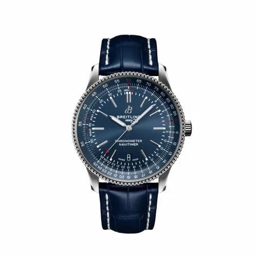 Breitling Navitimer Automatic 41 Automatic Stainless Steel / Blue / Croco / Folding A17326161C1P4 — фото часов Breitling Navitimer Automatic 41 Automatic Stainless Steel / Blue / Croco / Folding A17326161C1P4 — фото часов