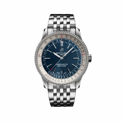 Breitling Navitimer Automatic 41 Automatic Stainless Steel / Blue / Bracelet A17326211C1A1 — фото часов Breitling Navitimer Automatic 41 Automatic Stainless Steel / Blue / Bracelet A17326211C1A1 — фото часов