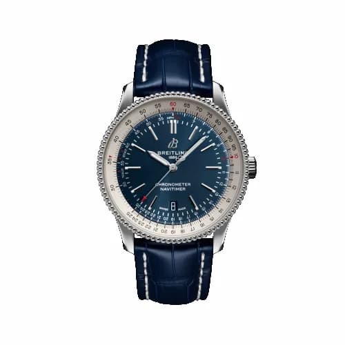 Breitling Navitimer Automatic 41 Automatic Stainless Steel / Blue / Croco / Folding A17326211C1P4 — фото часов Breitling Navitimer Automatic 41 Automatic Stainless Steel / Blue / Croco / Folding A17326211C1P4 — фото часов