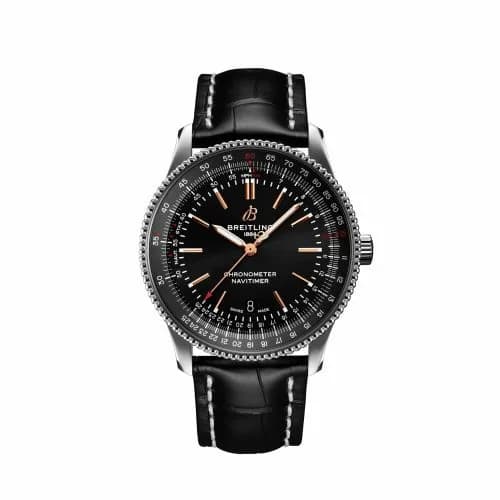 Breitling Navitimer Automatic 41 Automatic Stainless Steel / Black / Croco / Folding A17326241B1P1 — фото часов Breitling Navitimer Automatic 41 Automatic Stainless Steel / Black / Croco / Folding A17326241B1P1 — фото часов