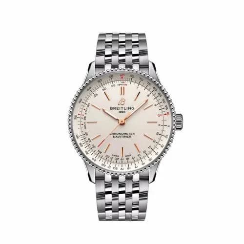 Breitling Navitimer Automatic 36 Stainless Steel / Silver / Bracelet A17327211G1A1 — фото часов Breitling Navitimer Automatic 36 Stainless Steel / Silver / Bracelet A17327211G1A1 — фото часов
