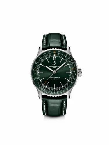 Breitling Navitimer Automatic 41 Automatic Stainless Steel / Green A173291A1L1P1 — фото часов Breitling Navitimer Automatic 41 Automatic Stainless Steel / Green A173291A1L1P1 — фото часов