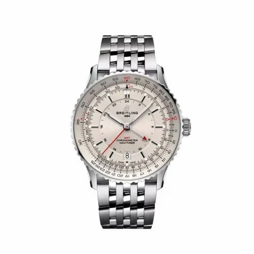 Breitling Navitimer GMT 41 Automatic Stainless Steel / Silver / Bracelet A32310211G1A1 — фото часов Breitling Navitimer GMT 41 Automatic Stainless Steel / Silver / Bracelet A32310211G1A1 — фото часов