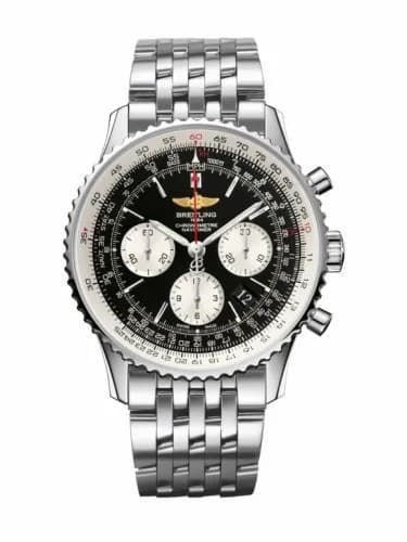 Breitling Navitimer 01 43 Stainless Steel / Black / Bracelet AB012012/BB01/447A — фото часов Breitling Navitimer 01 43 Stainless Steel / Black / Bracelet AB012012/BB01/447A — фото часов