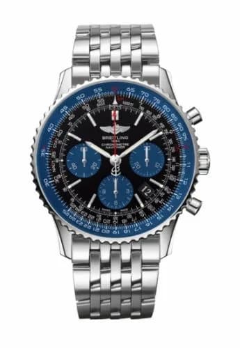 Breitling Navitimer 01 43 Stainless Steel / Blue Edition / Bracelet AB012116/BE09/447A — фото часов Breitling Navitimer 01 43 Stainless Steel / Blue Edition / Bracelet AB012116/BE09/447A — фото часов