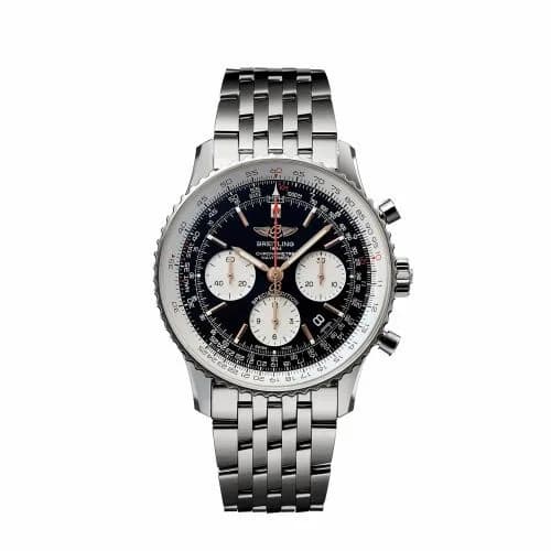 Breitling Navitimer 1 B01 Chronograph 43 Stainless Steel / Black / Japan Special Edition AB0121A11B1A1 — фото часов Breitling Navitimer 1 B01 Chronograph 43 Stainless Steel / Black / Japan Special Edition AB0121A11B1A1 — фото часов