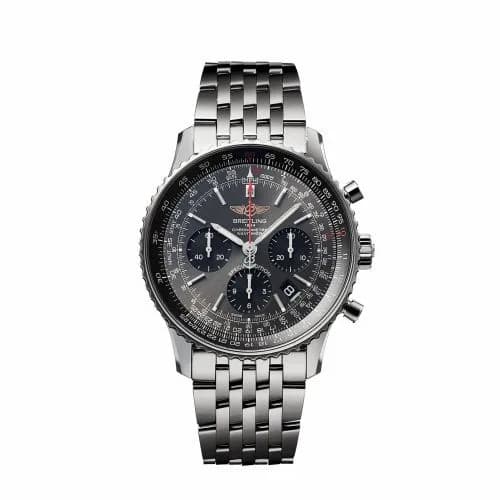 Breitling Navitimer 1 B01 Chronograph 43 Stainless Steel / Grey / Japan Special Edition AB0121A21B1A1 — фото часов Breitling Navitimer 1 B01 Chronograph 43 Stainless Steel / Grey / Japan Special Edition AB0121A21B1A1 — фото часов