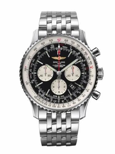 Breitling Navitimer 01 46 Stainless Steel / Black / Bracelet AB012721/BD09/443A — фото часов Breitling Navitimer 01 46 Stainless Steel / Black / Bracelet AB012721/BD09/443A — фото часов