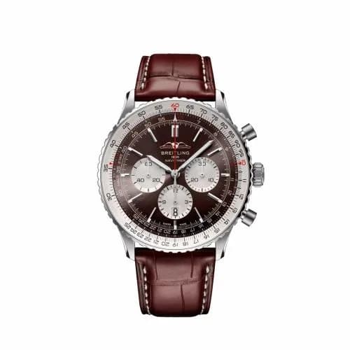 Breitling Navitimer B01 Chronograph 46 Stainless Steel / Bronze / Switzerland Edition AB01372A1Q1P1 — фото часов Breitling Navitimer B01 Chronograph 46 Stainless Steel / Bronze / Switzerland Edition AB01372A1Q1P1 — фото часов