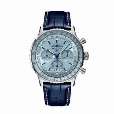 Breitling Navitimer B01 Chronograph 43 Stainless Steel / Zürich Boutique Limited Edition AB01382A1C1P1 — фото часов Breitling Navitimer B01 Chronograph 43 Stainless Steel / Zürich Boutique Limited Edition AB01382A1C1P1 — фото часов