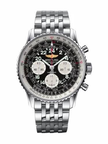 Breitling Cosmonaute Stainless Steel / Black / Bracelet AB0210B4.BC36.447A