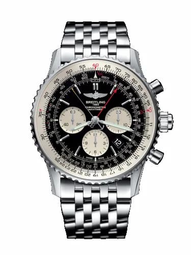 Breitling Navitimer Rattrapante Stainless Steel / Black / Bracelet AB031021/BF77/453A — фото часов Breitling Navitimer Rattrapante Stainless Steel / Black / Bracelet AB031021/BF77/453A — фото часов