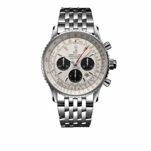 Breitling Navitimer Rattrapante Stainless Steel / Silver / Bracelet AB0310211G1A1 — фото часов Breitling Navitimer Rattrapante Stainless Steel / Silver / Bracelet AB0310211G1A1 — фото часов