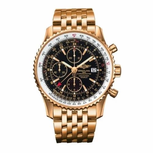 Breitling Navitimer World Red Gold / Black / Bracelet H2432212/B928/426H — фото часов Breitling Navitimer World Red Gold / Black / Bracelet H2432212/B928/426H — фото часов