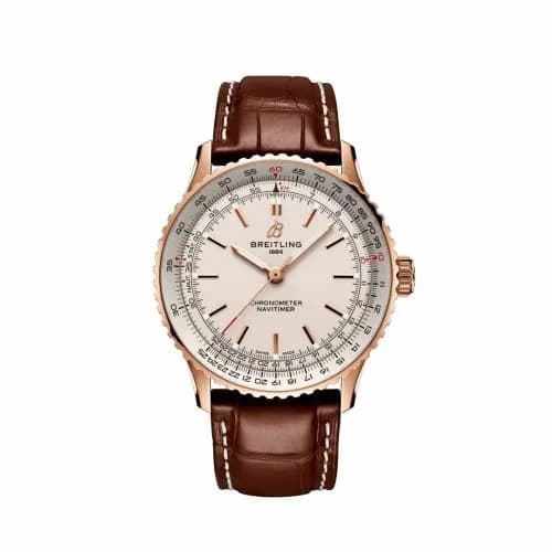 Breitling Navitimer Automatic 41 Automatic Red Gold / Silver R17329F41G1P1 — фото часов Breitling Navitimer Automatic 41 Automatic Red Gold / Silver R17329F41G1P1 — фото часов