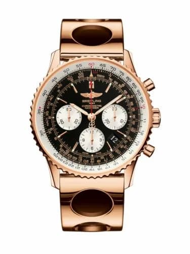 Breitling Navitimer 01 43 Red Gold / Black / Air Racer RB012012/BA49/220R — фото часов Breitling Navitimer 01 43 Red Gold / Black / Air Racer RB012012/BA49/220R — фото часов