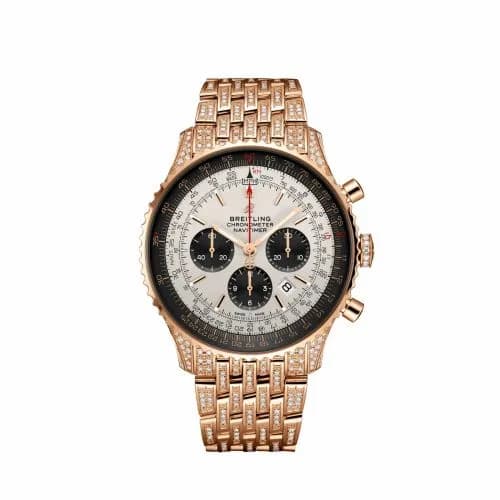 Breitling Navitimer 01 46 Red Gold / Diamondworks RB0127721G1T1 — фото часов Breitling Navitimer 01 46 Red Gold / Diamondworks RB0127721G1T1 — фото часов