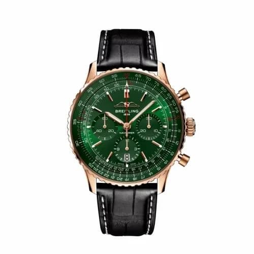Breitling Navitimer B01 Chronograph 43 Red Gold / Korea RB01385A1L1P1 — фото часов Breitling Navitimer B01 Chronograph 43 Red Gold / Korea RB01385A1L1P1 — фото часов