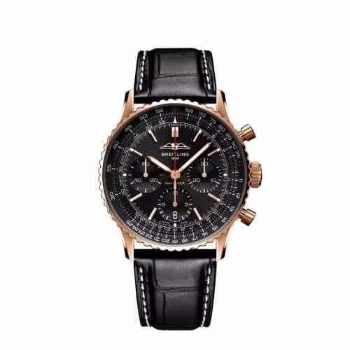 Breitling Navitimer B01 Chronograph 41 Red Gold / Japan RB01393A1B1P1 — фото часов Breitling Navitimer B01 Chronograph 41 Red Gold / Japan RB01393A1B1P1 — фото часов