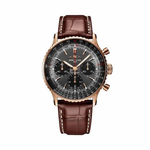Breitling Navitimer B01 Chronograph 41 Red Gold / Best Ishida RB01394A1B2P1 — фото часов Breitling Navitimer B01 Chronograph 41 Red Gold / Best Ishida RB01394A1B2P1 — фото часов