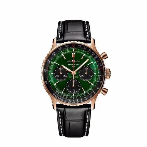 Breitling Navitimer B01 Chronograph 41 Red Gold / Wing Revolution Kanazawa RB01394A1L1P1 — фото часов Breitling Navitimer B01 Chronograph 41 Red Gold / Wing Revolution Kanazawa RB01394A1L1P1 — фото часов