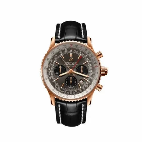 Breitling Navitimer Rattrapante Red Gold / Stratos Grey / Alligator RB0311E61F1P1