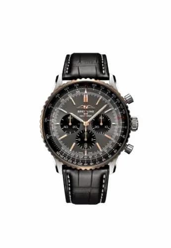 Breitling Navitimer B01 Chronograph 46 Stainless Steel - Red Gold / Grey / USA UB01371A1B1P1 — фото часов Breitling Navitimer B01 Chronograph 46 Stainless Steel - Red Gold / Grey / USA UB01371A1B1P1 — фото часов