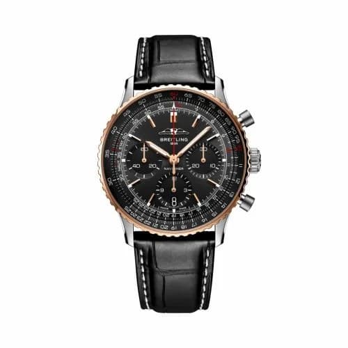 Breitling Navitimer B01 Chronograph 41 Stainless Steel - Red Gold / Japan UB01391A1B1P1
