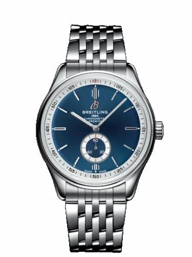 Breitling Premier Automatic 40 Stainless Steel / Blue / Bracelet A37340351C1A1