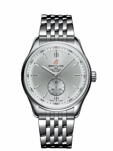 Breitling Premier Automatic 40 Stainless Steel / Silver / Bracelet A37340351G1A1 — фото часов Breitling Premier Automatic 40 Stainless Steel / Silver / Bracelet A37340351G1A1 — фото часов