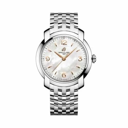 Breitling Lady Premier 32 SuperQuartz Stainless Steel / MOP / Bracelet A77330121A2A1