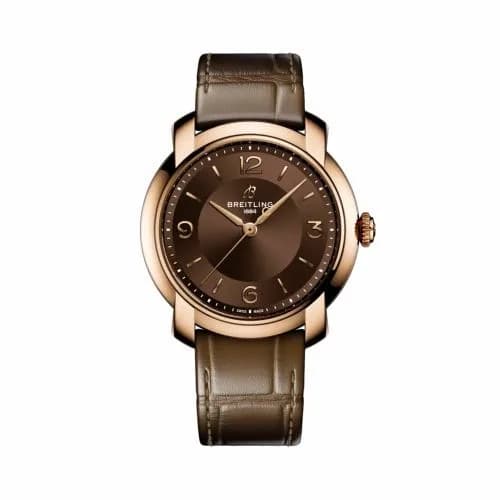 Breitling Lady Premier 36 Automatic Red Gold / Chocolate R10310121Q1P1